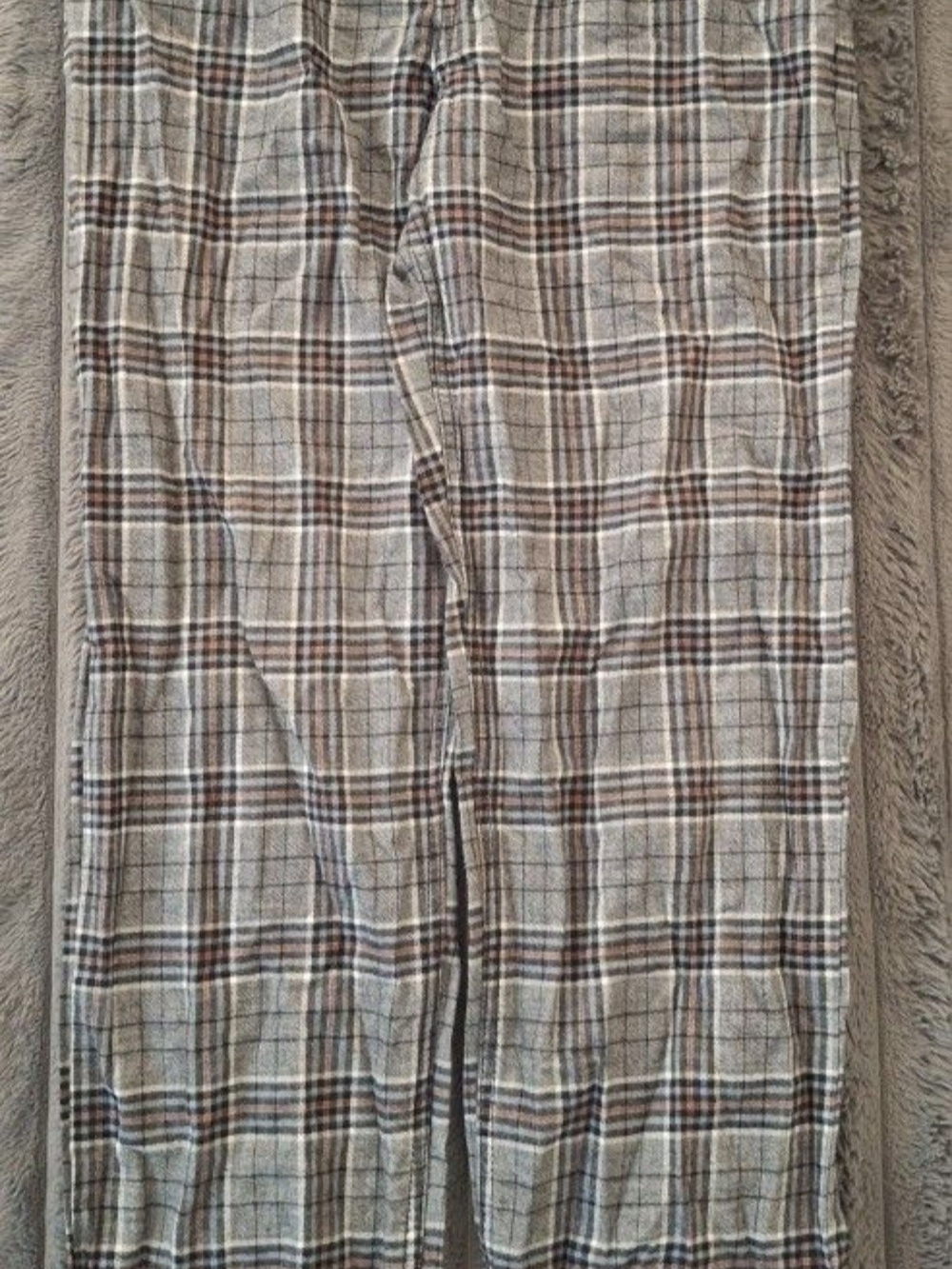 RSQ Plaid Pants in Brown and Gray